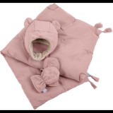 7AM Enfant komplett szett AIRY PINK ( 0-6m ) - sapka, kesztyű, takaró (889427005801)
