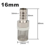 8–20 mm tömlőszűrő – Rozsdamentes acél hálós szűrő, öntözéshez, autómosáshoz, akváriumhoz, vízszivattyú szűréshez.