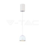 8.5W LED Függeszték Φ100 állítható magasságú, érintéssel vezérelhető 3000K (V-TAC)