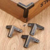 8 db Antik bronz fém sarokvédő