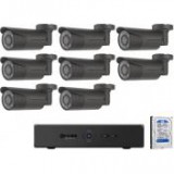8 kamerás varifokális HDCVI CP PLUS rendszer