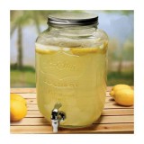 8 literes, csapos italadagoló, üveg - Ingyenes szállítással