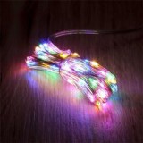 8 programos 10m/távirányítós/több színű/100db LED-es/USB-s fénydekoráció (IRIS_273-32)