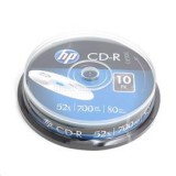 80'/700MB 52x CD lemez hengeres 10db/henger (HPCD10)