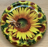82 mm zöld napraforgós méhes lapka