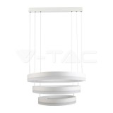 86W Szabályozható fényerejű csillár, fehér színű 3000K