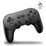 8BitDo Pro 2, Nintendo Switch/Switch 2, PC, Mobil, Bluetooth, Hall-effect, Fekete, Vezeték nélküli kontroller