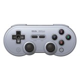 8BitDo SN30 Pro, Nintendo Sitch/Switch 2, PC, Mobil, Steam Hall Effect, Szürke, Vezeték nélküli kontroller