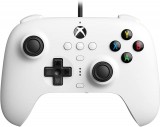 8Bitdo Ultimate Wired, Xbox Series X|S, Xbox One, PC, Hall-Effect, Fehér, Vezetékes kontroller