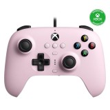 8Bitdo Ultimate Wired, Xbox Series X|S, Xbox One, PC, Hall-Effect, Pink, Vezetékes kontroller