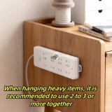 8db Erős Mágneses Fali Akasztó Korong Készlet