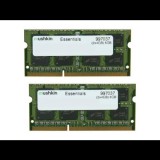 8GB 1600MHz DDR3 notebook RAM Mushkin Essentials (2x4GB) (997037) (mush997037) - Memória