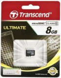 8GB microSDHC Transcend Class10 memoriakártya (TS8GUSDC10)