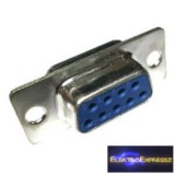 9 pólusú D-SUB aljzat