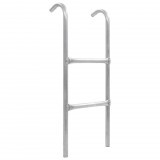 92408 2 fokos ezüstszínű acél trambulin létra 72 cm (65 cm magashoz alkalmas)
