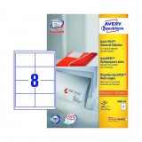 97*67,7 mm-es Avery Zweckform A4 íves etikett címke, fehér színű (200 ív/doboz)