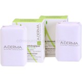 A-Derma Original Care bőrgyógyászati tisztító szappan érzékeny, irritált bőrre dupla csomagolás 2 x100 g