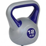 A-Sport Kettlebell, füles súlyzó 12 kg műanyag bevonattal PRO-Sport