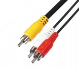A 4 3RCA d-3RCA d, 1m kábel