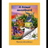 A brémai muzsikusok matricás kifestő