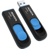 A-Data 32GB Flash Drive UV128 USB3.0 Black/Blue AUV128-32G-RBE