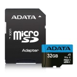 A-Data 32GB microSDHC Premier UHS-I Class10 V10 A1 + adapterrel AUSDH32GUICL10A1-RA1