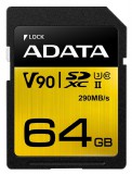 A-Data 64GB SDXC Premier One UHS-II U3 Class 10 V90 ASDX64GUII3CL10-C
