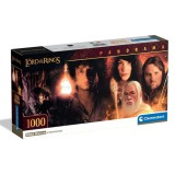 A Gyűrűk Ura: Tűz és sötétség között 1000db-os panoráma puzzle poszterrel - Clementoni