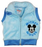 A-K Wellsoft kisfiú baba mellény Mickey egér mintával
