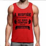 A kisfiúk fociznak, az igazi férfiak viszont gyúrnak trikó (piros)