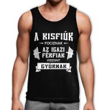 A kisfiúk fociznak... trikó - fekete