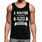 A kisfiúk fociznak... trikó - fekete