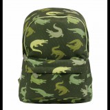 A Little Lovely Company Small backpack - crocodile (ALLC_BPCRGR70)
