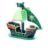A rettenhetetlen kalóz hajó 3D - Arty Toys - Pirate boat 3D - Djeco