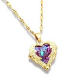 A szerelem szíve acél nyaklánc