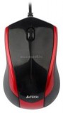 A4-Tech N-400-2 V-Track USB piros - fekete egér (N-400-2)