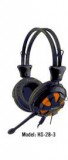 A4-Tech narancs-fekete gamer headset (HS_28-3)