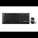 A4TECH 9300F Wireless Desktop US Angol-Cseh fekete (9300FCZ)