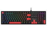 A4TECH Bloody S520N, RGB, BLMS Red Plus, 1000 Hz, Anti-ghosting, Angol, Gamer, Vezetékes billentyűzet