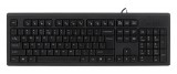 A4TECH KR-83, USB, 12 FN gyorsbillentyű, Cseppálló, Angol, Fekete, Billentyűzet