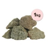 ABC-ZOO Black Volcano Stone S vulkanikus eredetű kő akváriumba – 1 kg