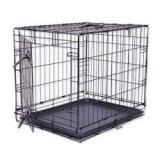 ABC-ZOO Dog Cage Black Lux ketrec, M - 78,5 x 52,5 x 59 cm