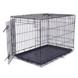 ABC-ZOO Dog Cage Black Lux ketrec, XL - 107,5 x 74,5 x 80,5 cm
