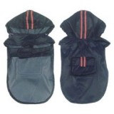 ABC-ZOO Esőkabát kutyáknak - sötétkék zsebbel, S