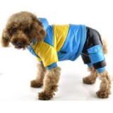 ABC-ZOO Kutyakabát - sárgáskék, XS