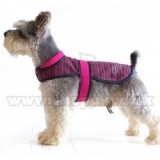 ABC-ZOO Mellény kutyáknak - rózsaszín-fekete, XL