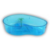 ABC-ZOO Teknős terrárium pálmával - kék