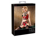 Abierta Fina - gyűrűs mellemelő szett (piros)