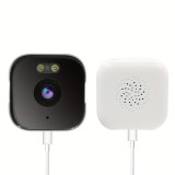 Ablakkamera 3 MP 1296p, 2,4 G és 5 G Wi‑Fi beltéri kamera, színes éjjellátóval, kétirányú hanggal