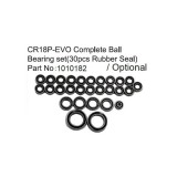 Absima CR18P-EVO golyóscsapágy készlet, gumi szélű (30db)
